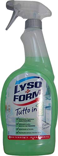 12 X Lysoform Detergente Spray Multiuso 750 Ml