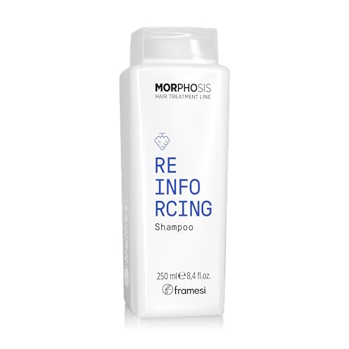 Framesi | New Morphosis Hair Treatment Line | Reinforcing Shampoo 250 Ml | Anti-Hair Loss Strengthening For Oily Scalps