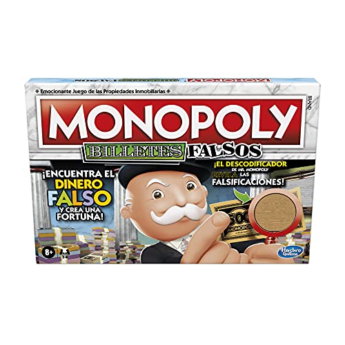 Set Di Tavolo Monopoly Decodificatore Per Tutta La Famiglia E I Bambini E Le Bambine Di 8 Anni In Poi - Include Un Decodificatore Del Signor Monopoly 