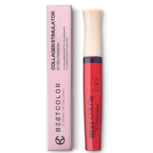 Best Color Collagen Stimulator Lucidalabbra Effetto Volumizzante 37 Red Passion 7Ml