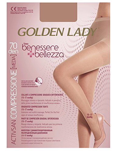 Golden Lady Golden Lady Benessere & Bellezza Collant 70 Den Nero Taglia Iv G115 Calze Da Donna - 300 G