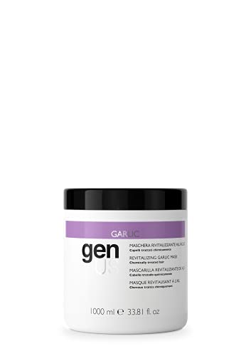 Maschera Rivitalizzante All'Aglio Garlic Gen Us Per Capelli Trattati Chimicamente 1000Ml Pbdw9