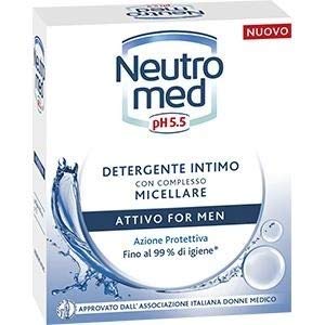 6 X Neutromed Detergente Intimo Con Complesso Micellare Attivo For Men Ph 5.5 200 Ml