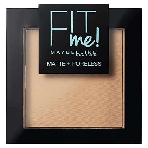 Maybelline Fit Me Mate Y Afinaporos Tono 220 Natural Beige Polvos Matificantes Pieles Medias Oscuras. - 9Gr