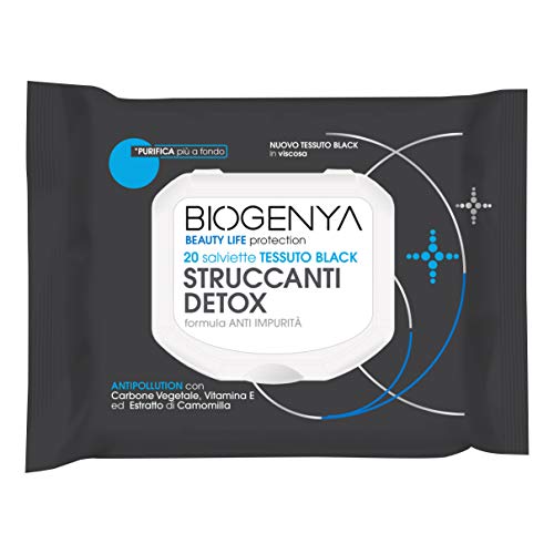 Biogenya Beauty Life Protection - Struccanti Detox Anti Impurità, 20 Salviette