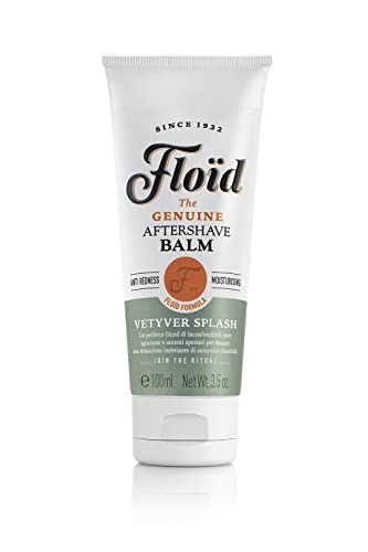 Floid Vetyver Splash Aftershave Balsamo Da Uomo, 100 Ml, Con Allantoina, Glicerina E Aloe Vera Per Idratazione, Protezione E Rigenerazione, Balsamo Do