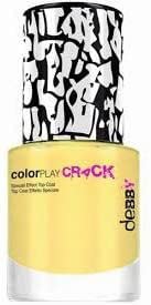 Debby Colorplay Crack Top Coat Decorativo Effetto "Crack" Tonalità 04 Giallo Tenue