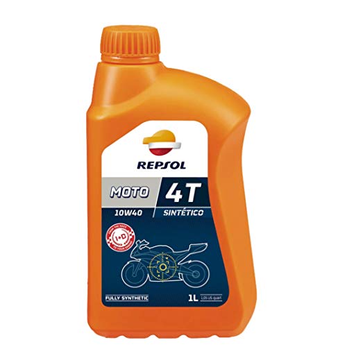 Repsol Olio Sintetico Per Moto, 4T, 1 Lt
