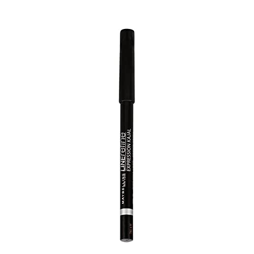 Maybelline New York Expression Kajal Matita Occhi, Senza Sbavature, Tratto Morbido E Preciso, Waterproof 33 Black