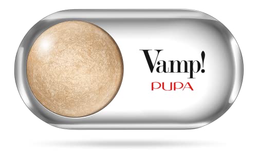Pupa Ombretto Compatto Vamp! 201 Wet&Dry Champagne Gold