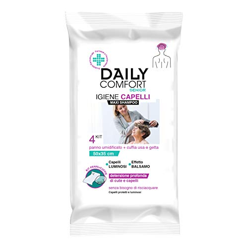 Diva International Daily Comfort Senior Igiene Capelli Maxi Shampoo, 4 Kit