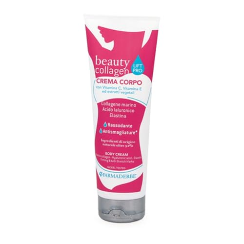Farmaderbe Beauty Collagen Lift Pro - Crema Corpo Rassodante, 250Ml