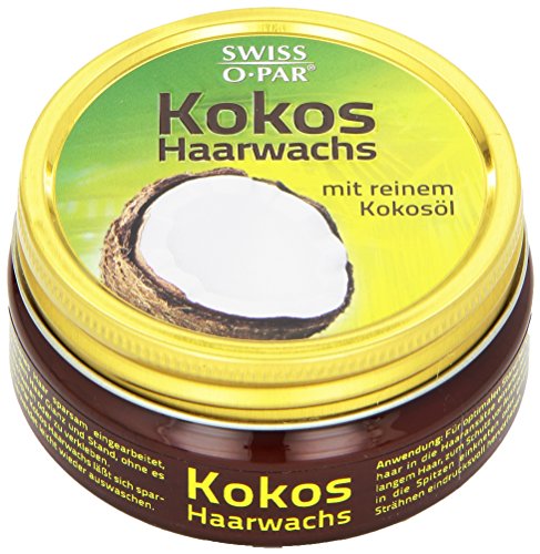 Swiss-O-Par Cera Per Capelli Al Cocco Con Olio Di Cocco Puro, 100 Ml