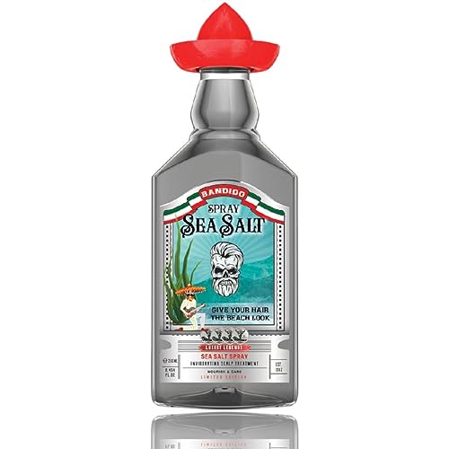 Bandido Hair Sea Salt Spray 250 Ml – Spray Sale Per Capelli – Spray Acqua Salata Per Capelli – Ricci Spray Per Capelli – Spray Volume – Spray Per Cape