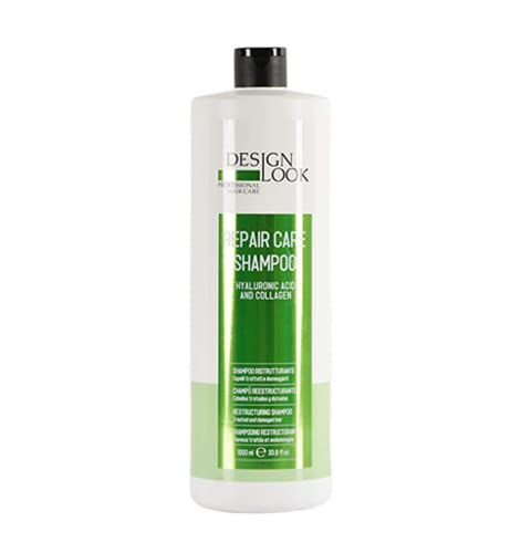 Design Look Repair Care Shampoo Ristrutturante All'Acido Ialuronico E Al Collagene 1000 Ml