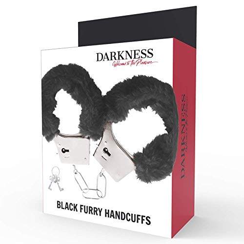 Darkness Esposas Metal Forradas Negro