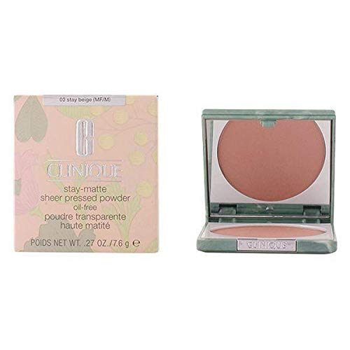 Clinique Stay-Matte Sheer Pressed Powder Oil-Free Polvere Opacizzante 03 Stay Beige 7,6 G