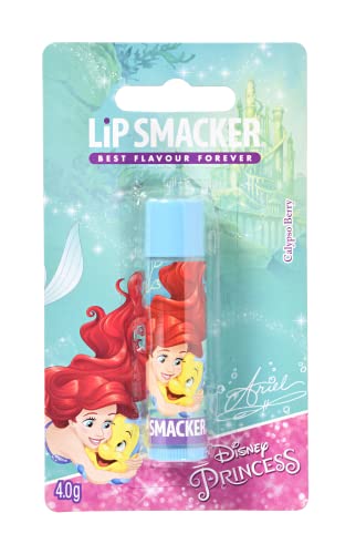 Lip Smacker - Disney Princess Collection - Burrocacao Per Bambini - Lip Smacker Disney Ariel Balsamo Labbra Singolo - Gusto Frutti Di Bosco