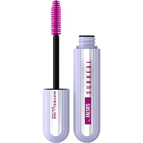 Maybelline New York Mascara Falsies Surreal, Per Ciglia Dall'Effetto Extensions, Tenuta Fino A 24H, Con Scovolino Ad Elica, 10 Ml