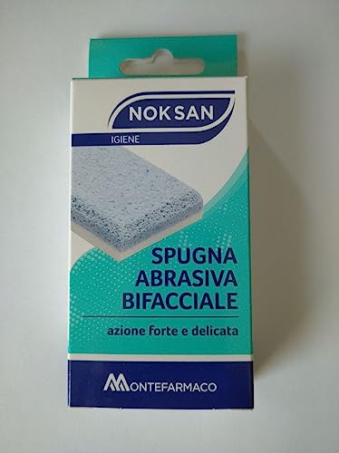 Nok San Spugna Abrasiva Bifacciale, 1 Pezzo