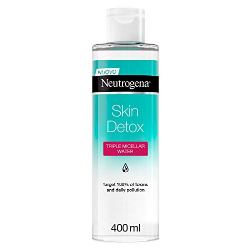 Neutrogena Acqua Micellare, Skin Detox, Tripla Azione, 400 Ml