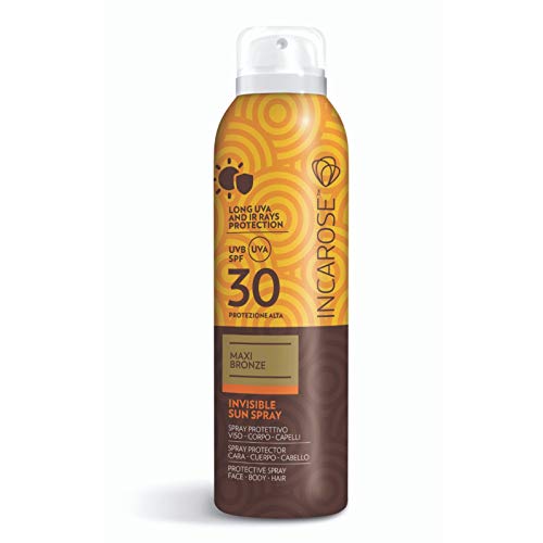 Incarose Maxi Bronze Invisible Sun Spray Uva/Uvb Spf 30 150 Ml.