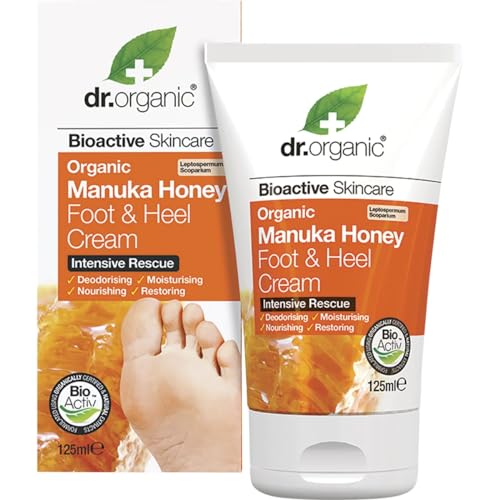 Dr. Organic Manuka Honey Crema Piedi, 125Ml
