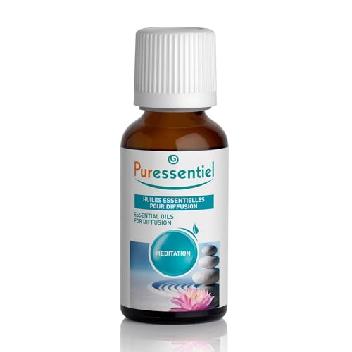 Puressentiel - Meditation - Miscela Di Oli Essenziali Per Diffusione - Con 4 Oli Essenziali - 100% Puri E Naturali - Per Liberarsi Dalle Ansie Quotidi