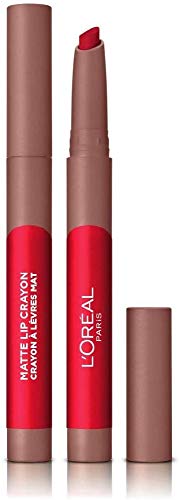 L'Oréal Paris Infallible Very Matte Lip Crayon, Rossetto Effetto Opaco, Colore: A Little Chili (111)