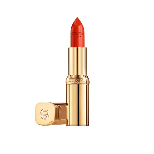 L'Oréal Paris Rossetto Lunga Tenuta Color Riche Collezione Standard, Finish Effetto Satinato, 377 Perfect Red