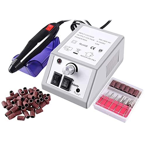 Fresa Per Unghie,Trapano Elettrico Per Unghie,Fresa Unghie Elettrica Portatil Kit Di Elettrico Per Manicure Pedicure Con Strumenti Di Lucidatura Set D