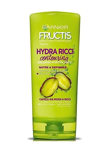Garnier Fructis Balsamo Definizione, Per Capelli Da Mossi A Ricci, Anti-Crespo, Per Una Chioma Morbida E Luminosa, Hydra Ricci, 200 Ml