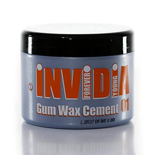 Intercosmetics Invidia - Gel Gum Wax Cement 01 Per Capelli, Azione Modellante, Non Lascia Residui, 500 Ml