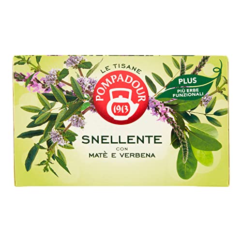 Pompadour Tè Snellente Con Matè E Verbena, 18 Bustine