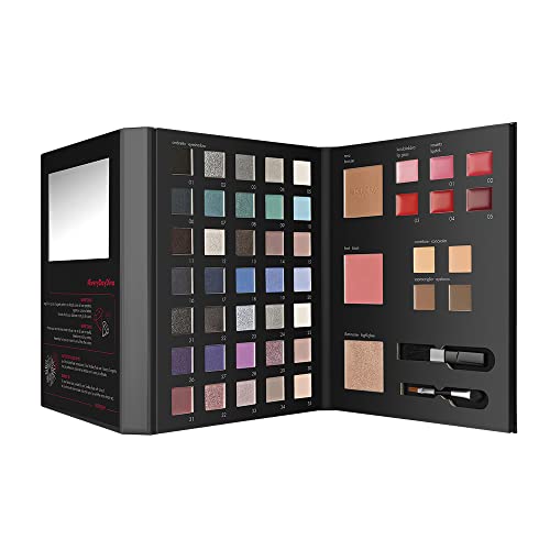 Deborah Milano Trousse Set Regalo Donna Make Up Book Volume 3 Toni Freddi, Include Palette Di Ombretti, Gloss, Rossetti E Polveri Viso Dai Diversi Fin