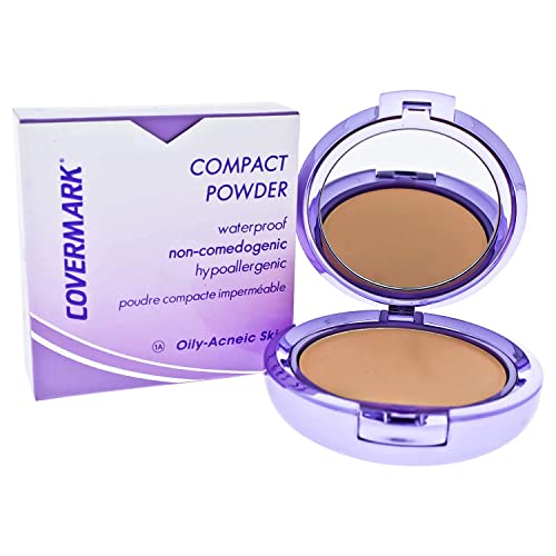 Covermark Cipria Compatta Impermeabile (Pelle Grassa, Tono 1A) - 10 Gr.