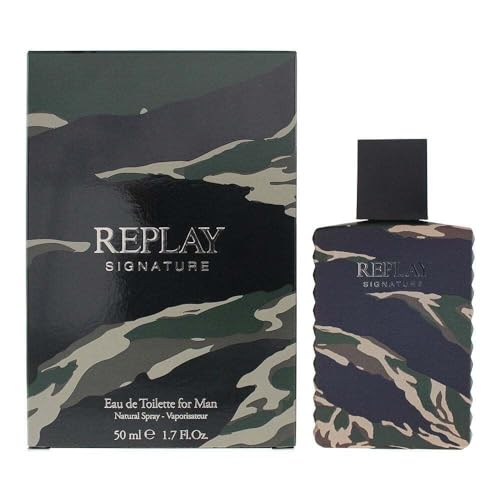 Replay Signature For Man Replay Eau De Toilette Uomo Confezione 50 Ml