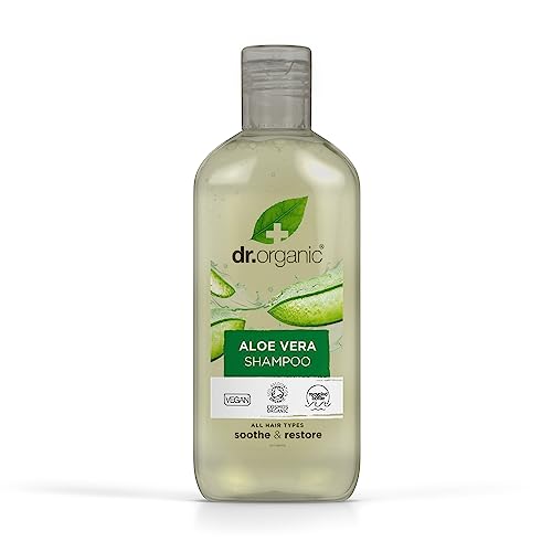 Dr.Organic - Aloe Vera Shampoo Per Capelli Secchi E Normali, 265Ml