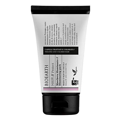 Bioearth Hair 2.0 Maschera Illuminante Per Capelli Trattati E Colorati - 150Ml