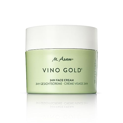 M. Asam Vino Gold Crema Viso 24H (100 Ml) – Crema Giorno & Notte 24H Contro Linee E Rughe, Protezione Anti Invecchiamento Precoce, Anti-Aging, Cura Vi