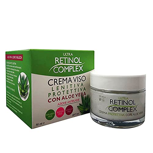 Retinol Complex Crema Viso Lentiva Protettiva Con Aloe Vera 50Ml
