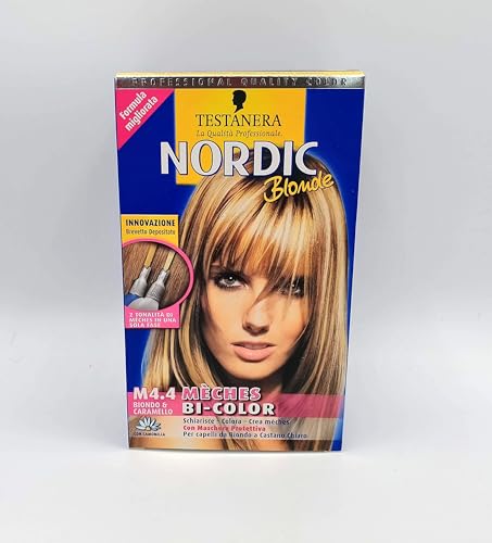 Nordic Blonde Mèches Bi-Color M4.4 Biondo & Caramello