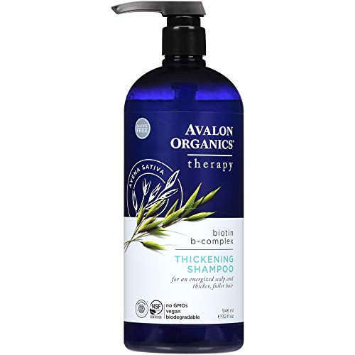Avalon Organics Thickening Shampoo Biotin B-Complex Therapy – -32 Fl Oz