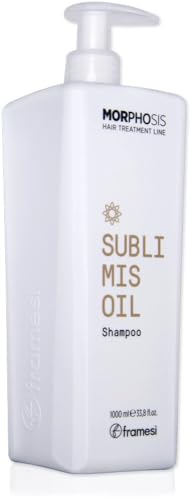 Framesi | New Morphosis Hair Treatment Line | Sublimis Oil Shampoo 1000 Ml | Per Capelli Disidratati E Secchi