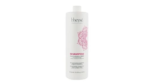 Shampoo Illuminante Per Capelli Colorati E Trattati. Bheysè Professional Olio D'Argan E Miele 1000 Ml