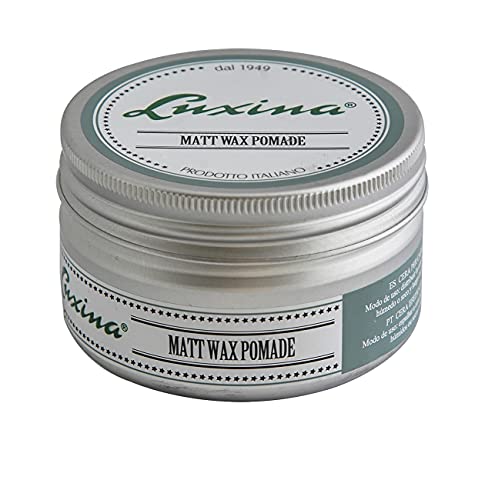 Luxina Matt Wax Pomade Cera Per Capelli Effetto Opaco 100Ml Made In Italy