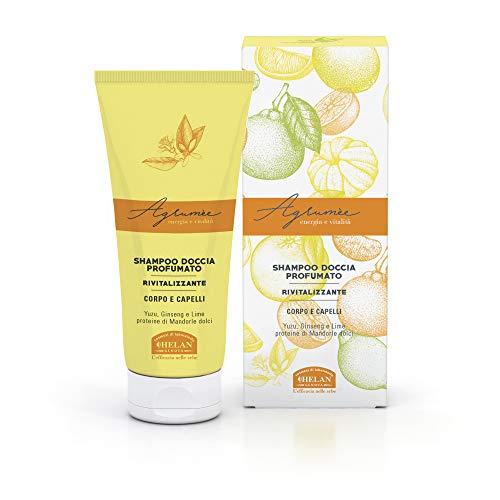 Helan, Agrumèe, Shampoo E Bagnoschiuma Rivitalizzante Agrumato Corpo E Capelli, Docciaschiuma Gel Profumato Con Mandorle Dolci, Ginseng E Lime - Bagno