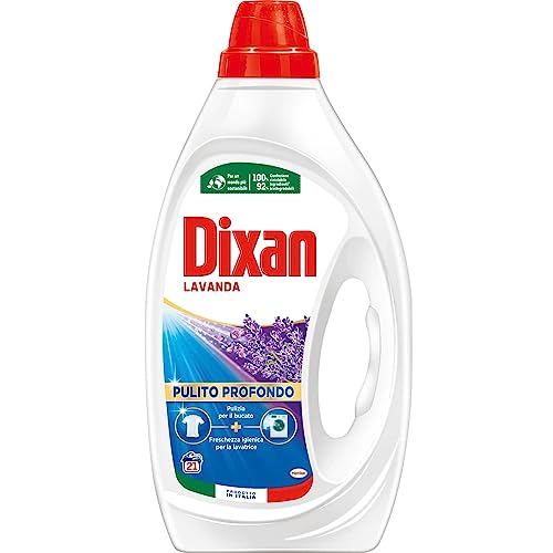 Dixan Detersivo Lavatrice Liquido Lavanda, 21 Lavaggi