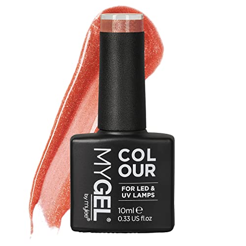 Mygel By Mylee Smalto Gel Semipermanente 10 Ml [Ibiza Sunset ] Uv/Led Nail Art Manicure Pedicure Per Uso Professionale E Domestico - Lunga Durata E Fa