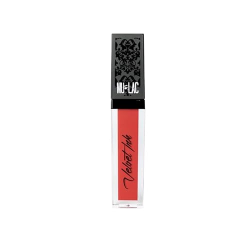 Mulac Cosmetics Velvet Ink Liquid Lipstick Kikki Coral 12 Rossetto Liquido Opaco Vegan